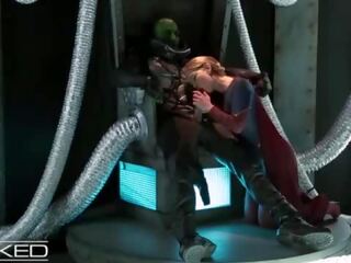 Wickedparodies - supergirl võrgutab braniac sisse anaal seks