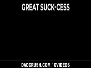 DadCrush - cute Teen Blows Step Dad For Cash In POV