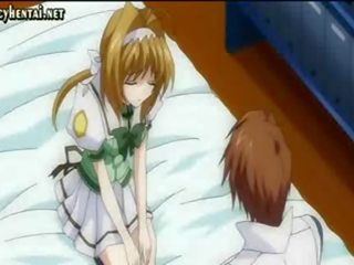 Dois anime enfermeiras obtendo ejaculação