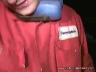 Worker Gets POV Blowjob and Cum by oversexed babe