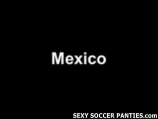 Desportivo mexicana futebol gostosa descascamento fora dela uniforme