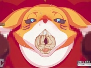 Renamon i kyubimon hentai animacja