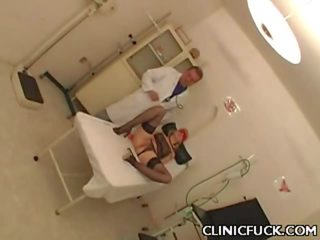 Clinic dirty clip Blonde Twat Eaten Out