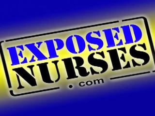 Expuesto enfermeras: enfermera característica vendula expone su coño