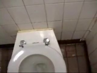 Public toilet pissing
