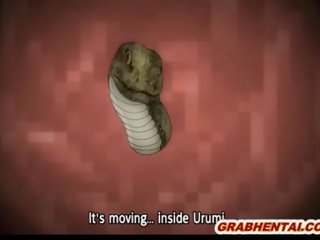 Bigboobs hentai vysokoškolská študentka dostane cvičené všetko diera podľa snakes