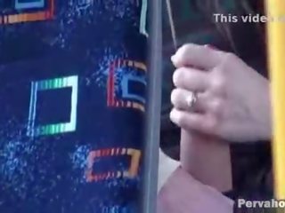 Cell cam catches bj in public bus