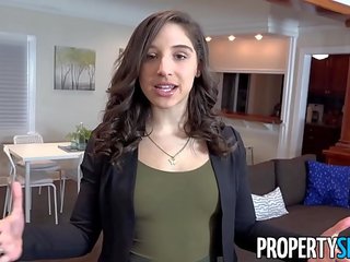 Propertysex - högskolan studenten fucks marvelous röv verklig estate ombud