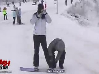 Gal snowboarding og seksuell eventyr