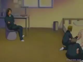Hentai animat fata acasă gangbanged