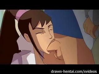 Avatar hentai - pohlaví video legenda na korra