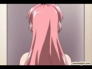 Provocerend anime splendid neuken wetpussy en creampie