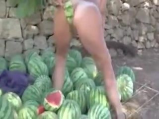 Venkovní meloun masturbace nudistický giselda
