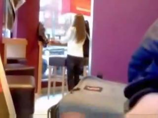 Caught Masturbating In A Coffee Shop